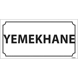 Yemekhane Kapı İsimliği için detaylı bilgi göster Yemekhane Kapı İsimliği resmi