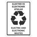 Elektrik ve Elektronik Atıklar Uyarı Levhası resmi