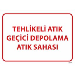 Tehlikeli Atık Geçici Depolama Atık Sahası için detaylı bilgi göster Tehlikeli Atık Geçici Depolama Atık Sahası resmi
