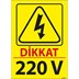 220 V Uyarı Levhası resmi