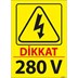 280 V Uyarı Levhası resmi