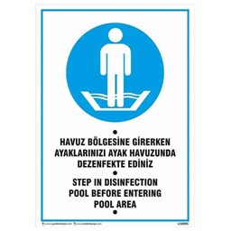 Ayak Havuzu Uyarı Levhası için detaylı bilgi göster Ayak Havuzu Uyarı Levhası resmi