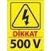 500 V Uyarı Levhası resmi
