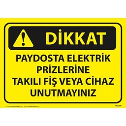 Paydosta Prize Takılı Fiş veya Cihaz Unutmayınız için detaylı bilgi göster Paydosta Prize Takılı Fiş veya Cihaz Unutmayınız resmi
