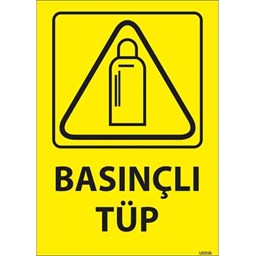 Basınçlı Tüp Uyarı Levhası için detaylı bilgi göster Basınçlı Tüp Uyarı Levhası resmi