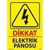 Dikkat Elektrik Panosu Uyarı Levhası resmi