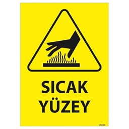 Sıcak Yüzey Uyarı Levhası için detaylı bilgi göster Sıcak Yüzey Uyarı Levhası resmi