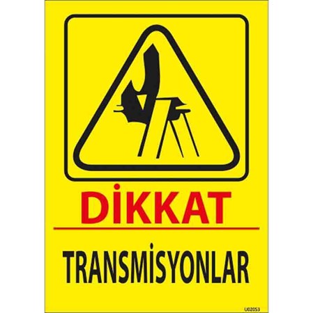 Transmisyon Uyarı Levhası resmi