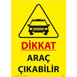 Dikkat Araç Çıkabilir için detaylı bilgi göster Dikkat Araç Çıkabilir resmi