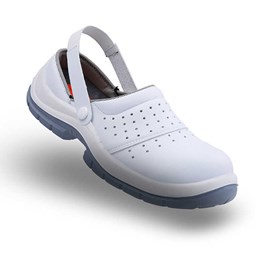 Mekap İş Ayakkabısı Sandalet Slipper Beyaz Atlas Atp-92 resmi