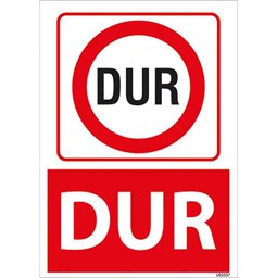 Dur Uyarı Levhası için detaylı bilgi göster Dur Uyarı Levhası resmi