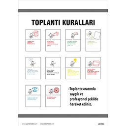 Toplantı Kuralları Uyarı Levhası için detaylı bilgi göster Toplantı Kuralları Uyarı Levhası resmi