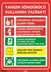 Alternatif Yangın Söndürücü Kullanma Talimatı Uyarı Levhası resmi