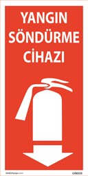 Dikey Yangın Söndürme Cihazı Uyarı Levhası için detaylı bilgi göster Dikey Yangın Söndürme Cihazı Uyarı Levhası resmi