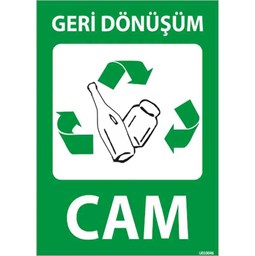 Geri Dönüşüm Cam Uyarı Levhası için detaylı bilgi göster Geri Dönüşüm Cam Uyarı Levhası resmi