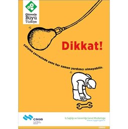 İş Güvenliği Afişi - Çalışma Çevresinde Şans Her Zaman Yardımcı Olmayabilir için detaylı bilgi göster İş Güvenliği Afişi - Çalışma Çevresinde Şans Her Zaman Yardımcı Olmayabilir resmi