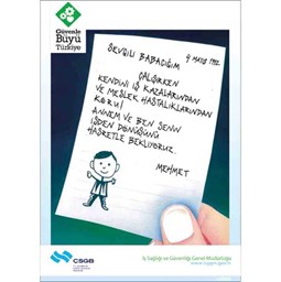 İş Güvenliği Afişi - Babaya Mektup için detaylı bilgi göster İş Güvenliği Afişi - Babaya Mektup resmi