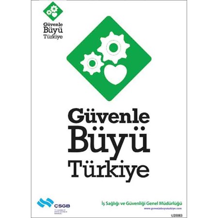 İş Güvenliği Afişi - Güvenle Büyü Türkiye resmi