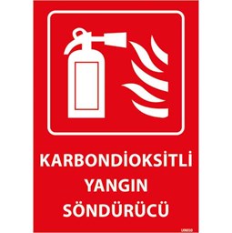 Karbondioksitli Yangın Söndürücü Uyarı Levhası için detaylı bilgi göster Karbondioksitli Yangın Söndürücü Uyarı Levhası resmi