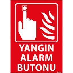 Yangın Alarm Butonu Uyarı Levhası için detaylı bilgi göster Yangın Alarm Butonu Uyarı Levhası resmi