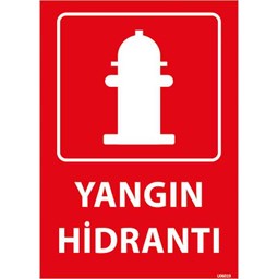 Yangın Hidrantı - 2  Uyarı Levhası resmi