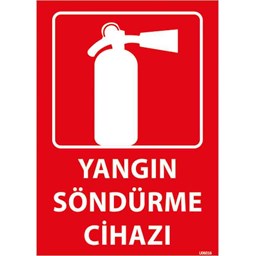 Yangın Söndürme Cihazı Uyarı Levhası için detaylı bilgi göster Yangın Söndürme Cihazı Uyarı Levhası resmi