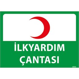 İlk Yardım Çantası Uyarı Levhası için detaylı bilgi göster İlk Yardım Çantası Uyarı Levhası resmi