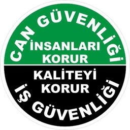 Can Güvenliği Baret Etiketi 3 Cm Çap resmi