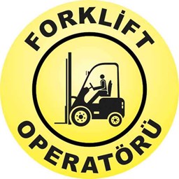 Forklift Operatörü Baret Etiketi 3 Cm Çap için detaylı bilgi göster Forklift Operatörü Baret Etiketi 3 Cm Çap resmi