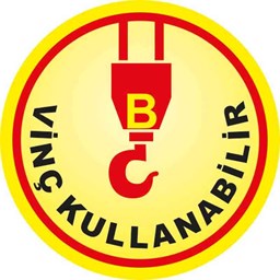 Vinç Kullanabilir B Baret Etiketi 3 Cm Çap resmi