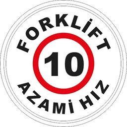 Azami Hız 10 Yer Etiketi 30 cm Çap için detaylı bilgi göster Azami Hız 10 Yer Etiketi 30 cm Çap resmi