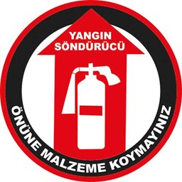 Yangın Söndürücü Yer Etiketi 30 cm Çap için detaylı bilgi göster Yangın Söndürücü Yer Etiketi 30 cm Çap resmi