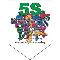 5S Başarının Anahtarı Kılıç Flama için detaylı bilgi göster 5S Başarının Anahtarı Kılıç Flama resmi