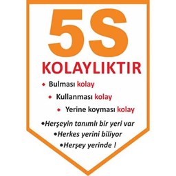 5S Kolaylıktır Kılıç Flama için detaylı bilgi göster 5S Kolaylıktır Kılıç Flama resmi