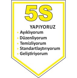 5S Yapıyoruz Flaması için detaylı bilgi göster 5S Yapıyoruz Flaması resmi