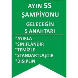 Ayın 5S Şampiyonu Flaması resmi