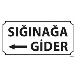 Sığınağa Gider Sol Ok için detaylı bilgi göster Sığınağa Gider Sol Ok resmi