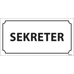 Sekreter Kapı İsimliği için detaylı bilgi göster Sekreter Kapı İsimliği resmi