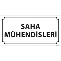 Saha Mühendisleri Kapı İsimliği için detaylı bilgi göster Saha Mühendisleri Kapı İsimliği resmi