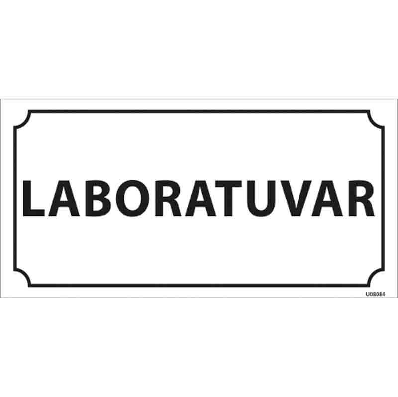 Laboratuvar Kapı İsimliği resmi
