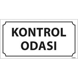 Kontrol Odası Kapı İsimliği için detaylı bilgi göster Kontrol Odası Kapı İsimliği resmi