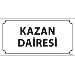 Kazan Dairesi Kapı İsimliği resmi