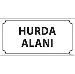 Hurda Alanı Kapı İsimliği için detaylı bilgi göster Hurda Alanı Kapı İsimliği resmi