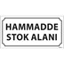 Hammadde Stok Alanı Kapı İsimliği resmi
