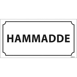 Hammadde Kapı İsimliği resmi