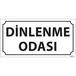 Dinlenme Odası Kapı İsimliği için detaylı bilgi göster Dinlenme Odası Kapı İsimliği resmi